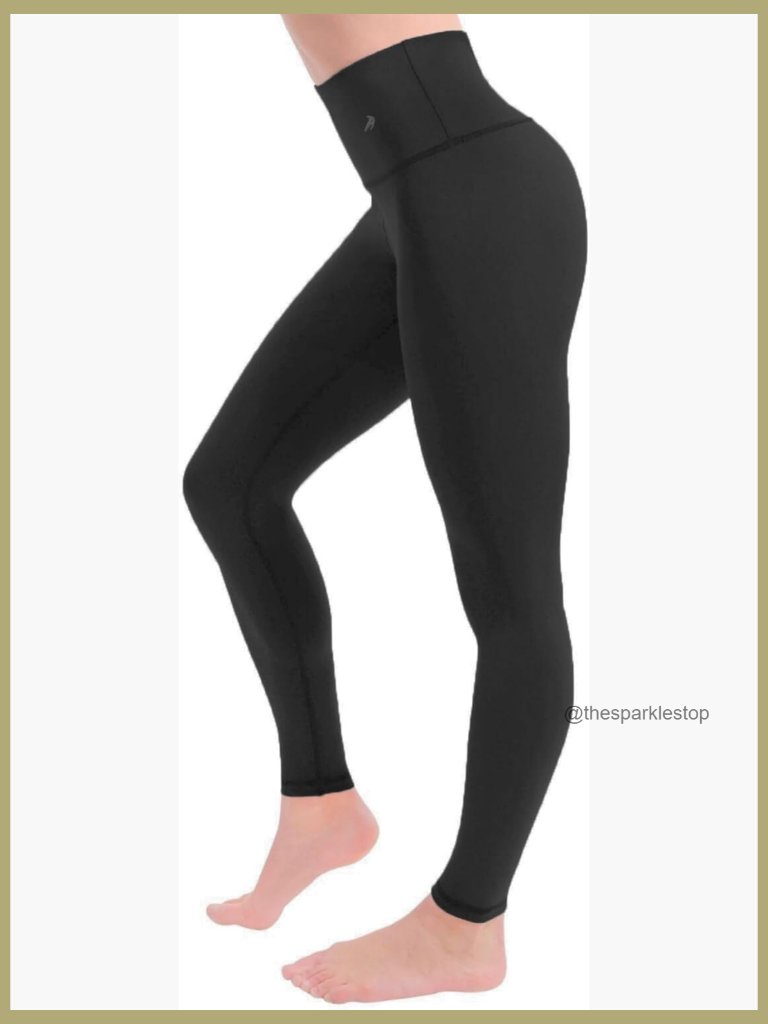 High Waisted Compression Leggings For Women - Tummy Control Workout Pants